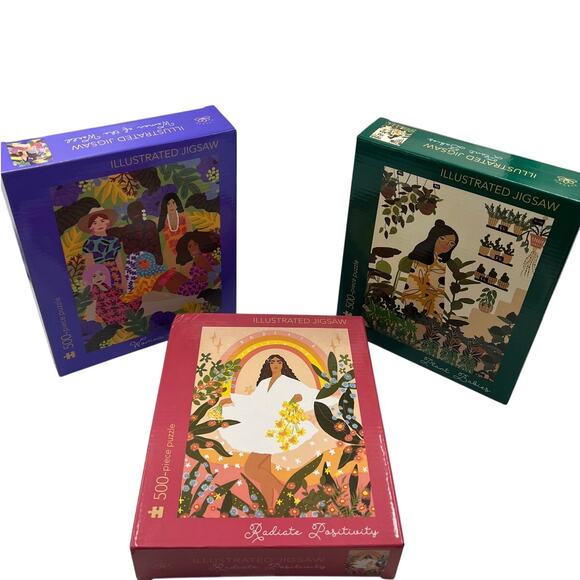 500 Piece Jigsaw PuzzlesLot 3 NEW SEALED Hinkler Plant Babies Women Of The World - Picture 5 of 6